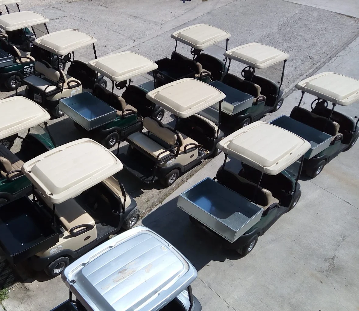Vari modelli di Club car tempo
